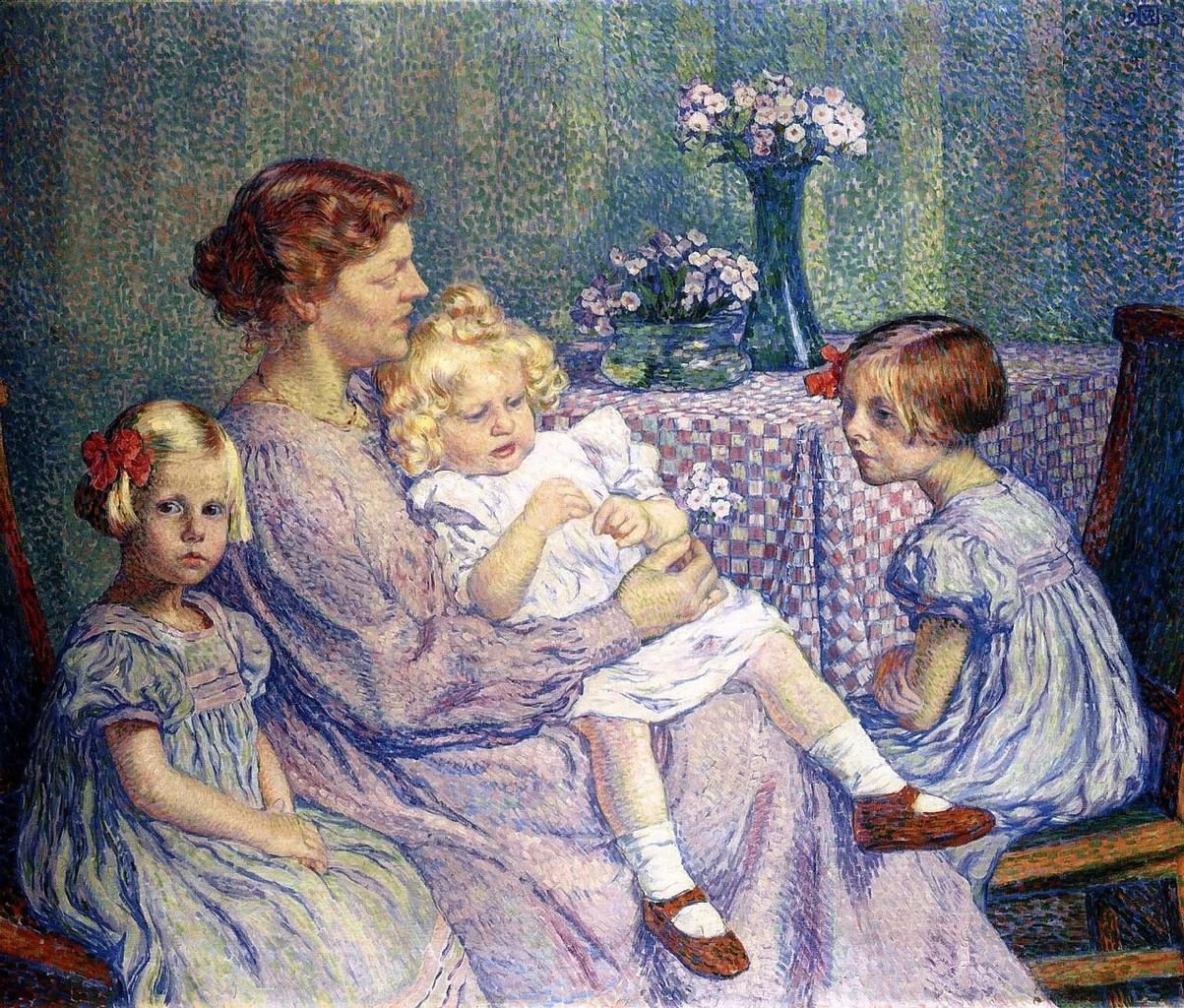 Ritratto di Madame Van de Velde con i suoi figli